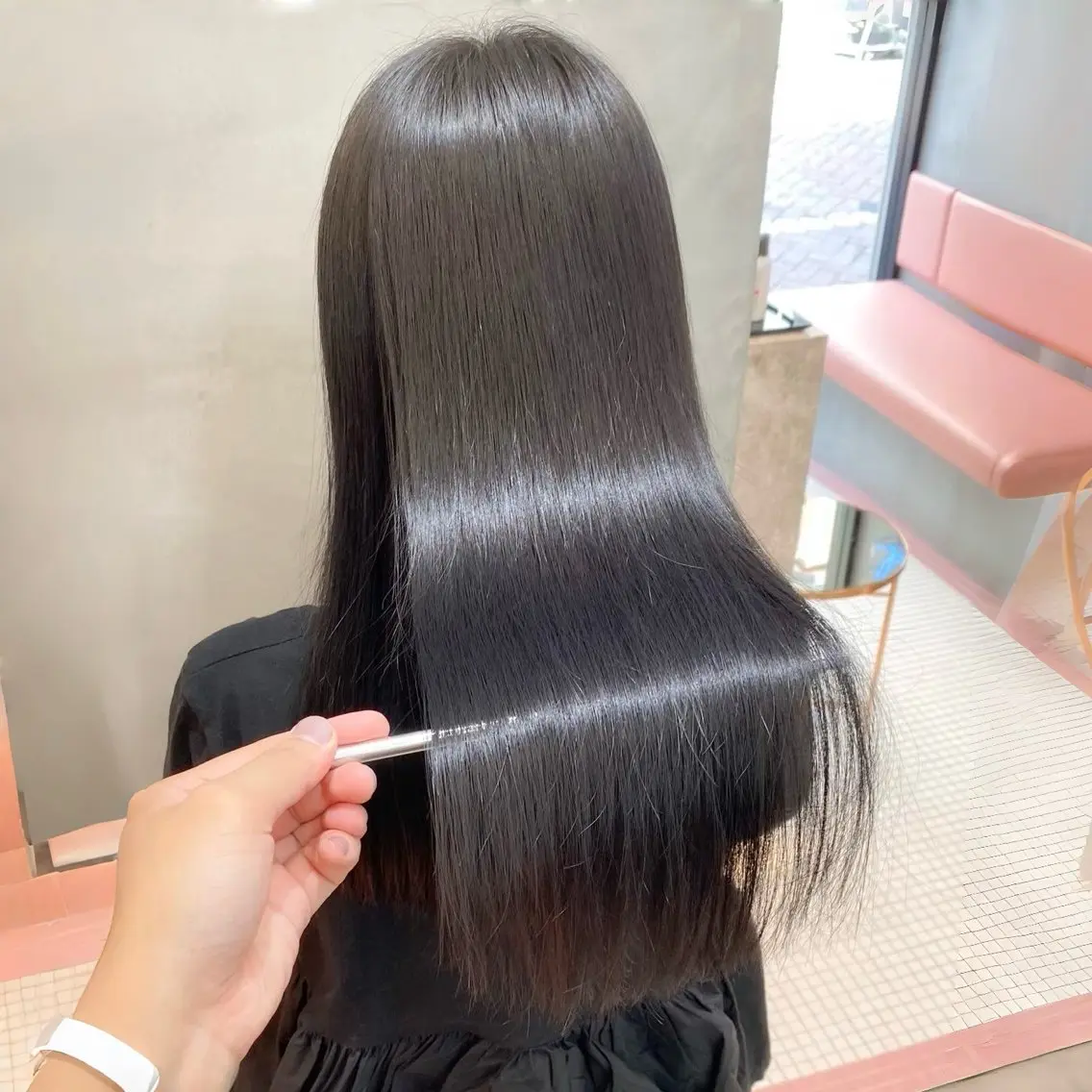 ロング カラー その他 艶髪🐈⬛カラー ❤︎縮毛/ Yuraのその他イメージ
