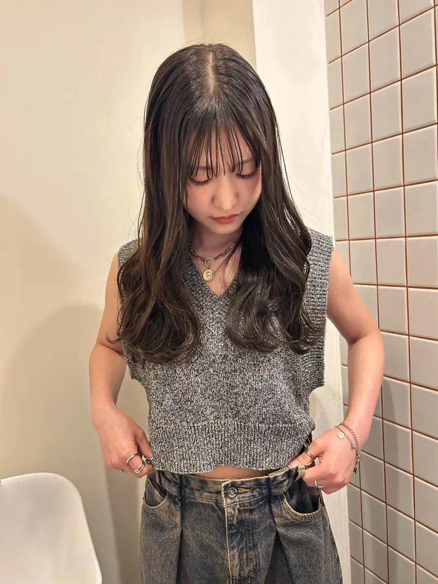 ロング ロング 藤原 直希のヘアスタイル