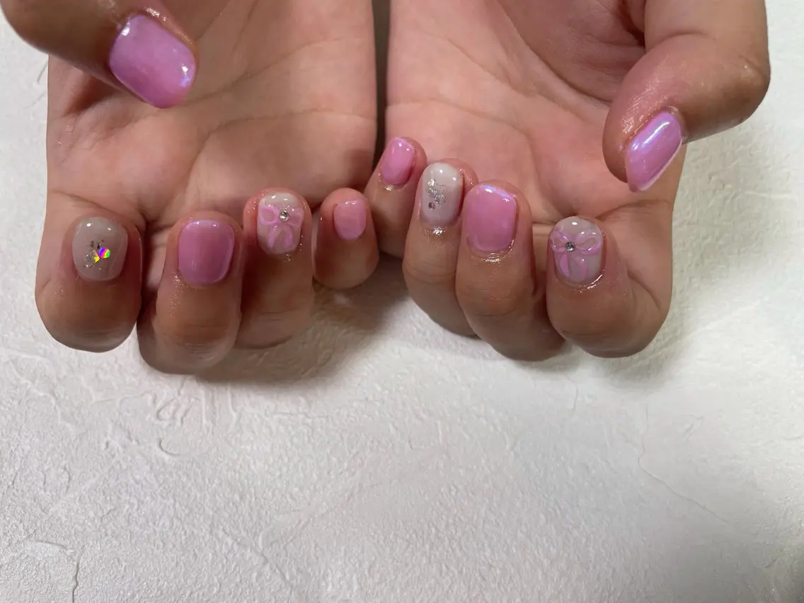 ネイル ジェルネイル 韓国ネイル メンズネイル パラジェル 春ネイル ハンドネイル kiki nail &brow二子玉川のネイルデザイン