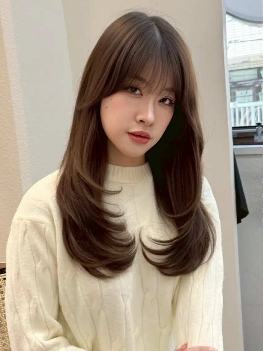ロング 小林 美月  透明感カラーのヘアスタイル