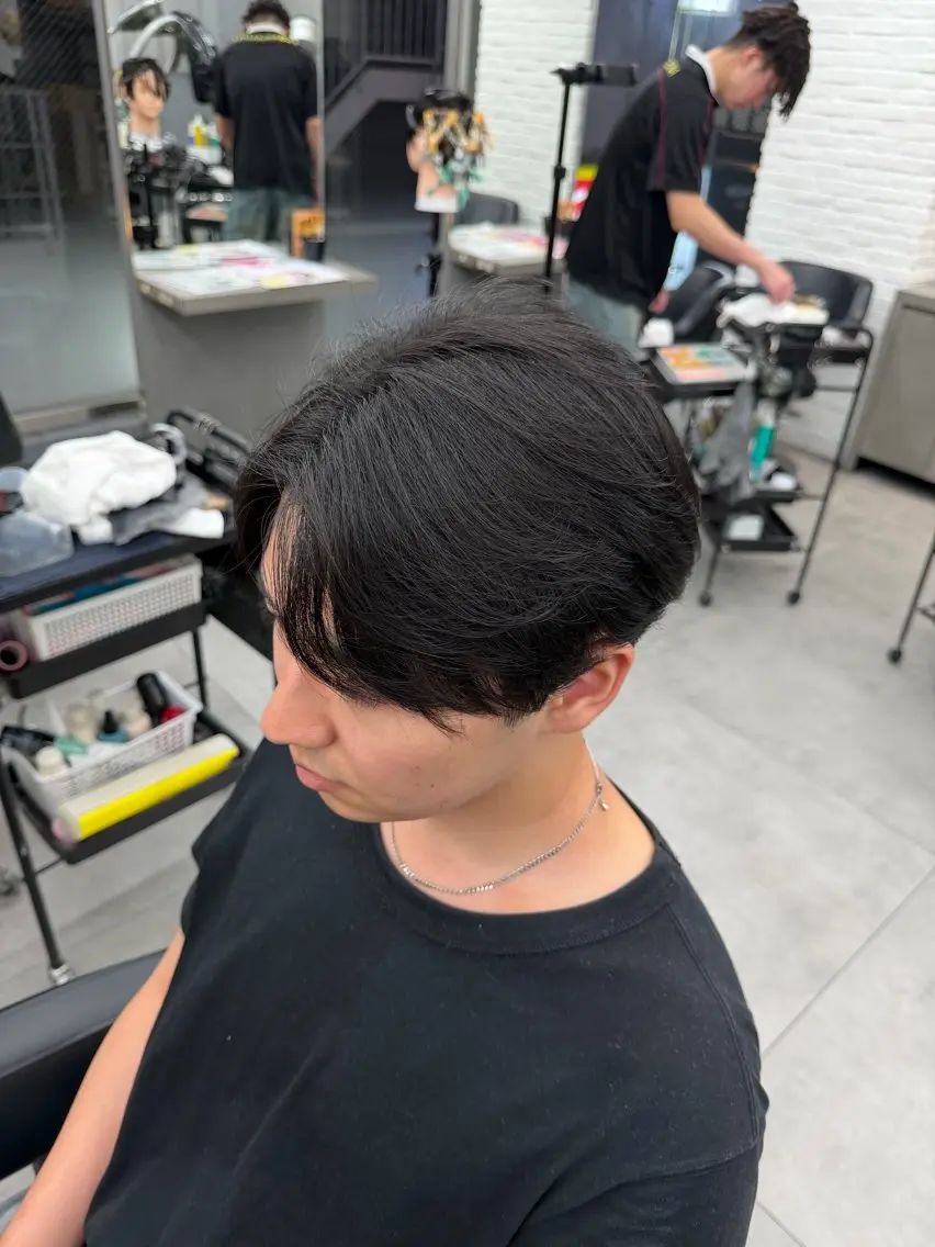 パーマ メンズ 縮毛矯正 松田 透弥のヘアスタイル