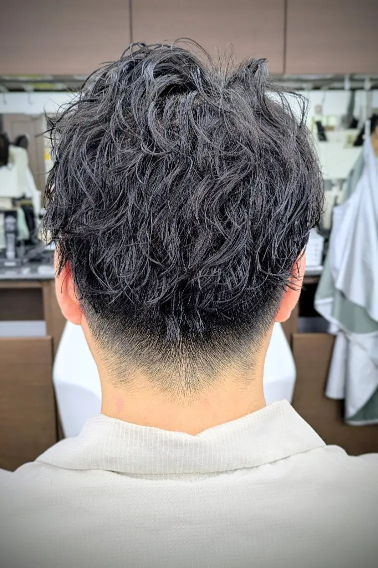 ショート パーマ 理容プラージュ燕三条 福井のヘアスタイル