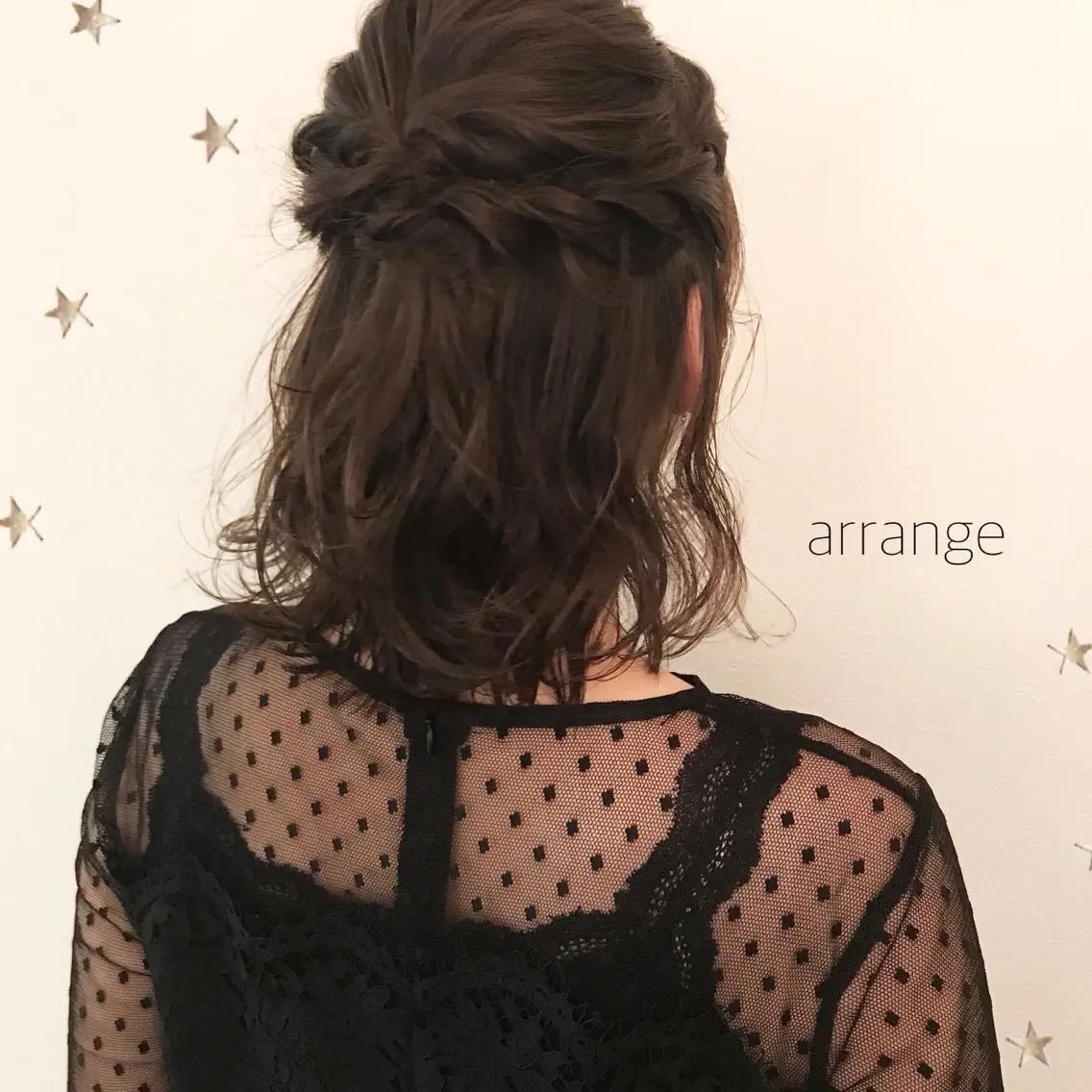 ミディアム ヘアアレンジ 市川 千夏のヘアスタイル