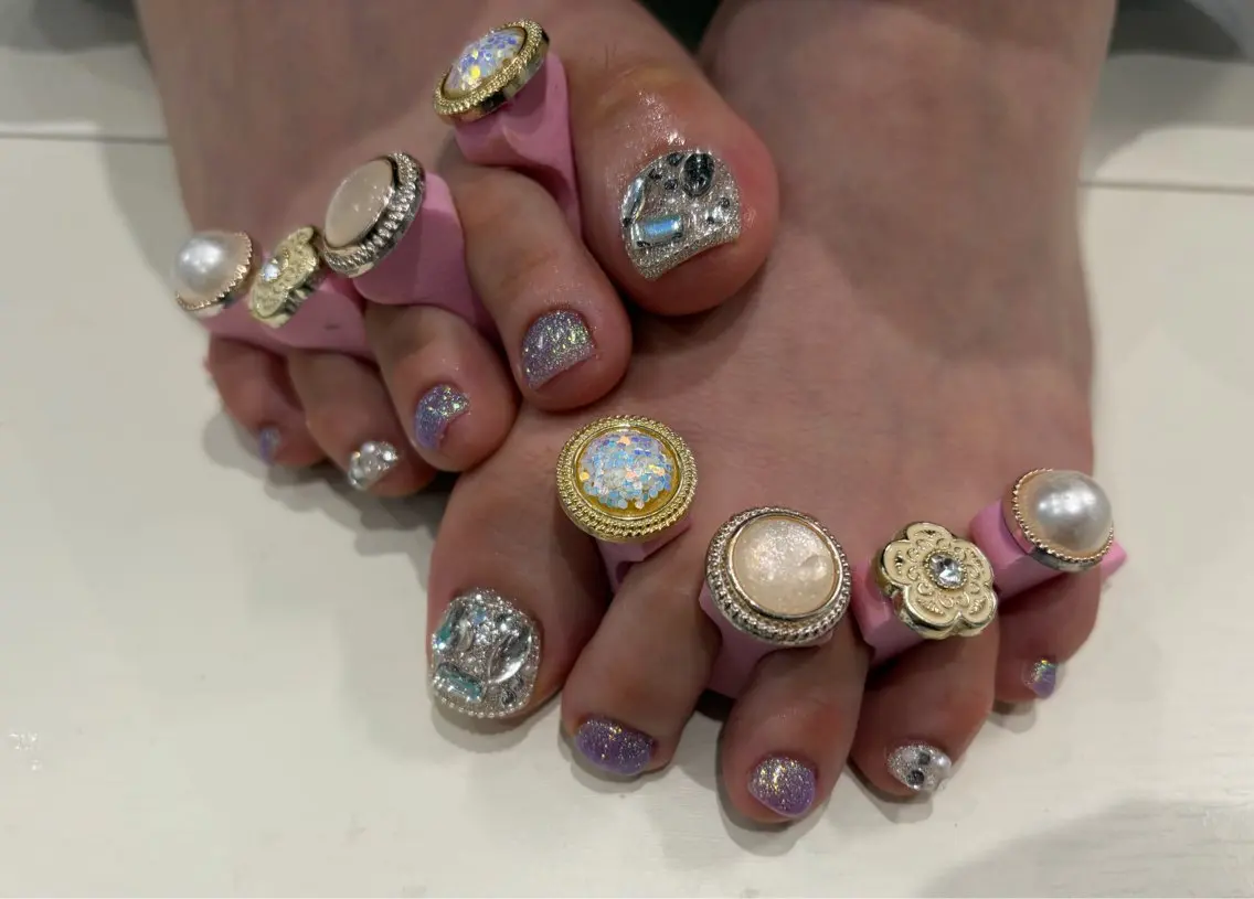 ネイル フットネイル Mermaid Nail saraのネイルデザイン