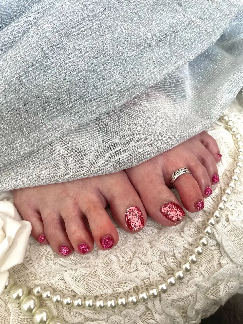 ネイル フットネイル Sii nail🎀 Moekaのネイルデザイン
