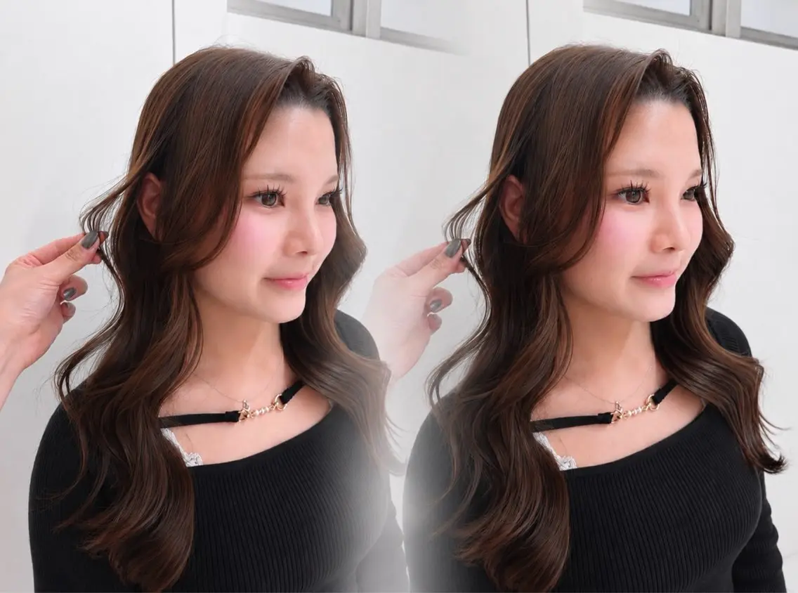 ロング カラー ann 🥣💕🪽ྀིのヘアスタイル
