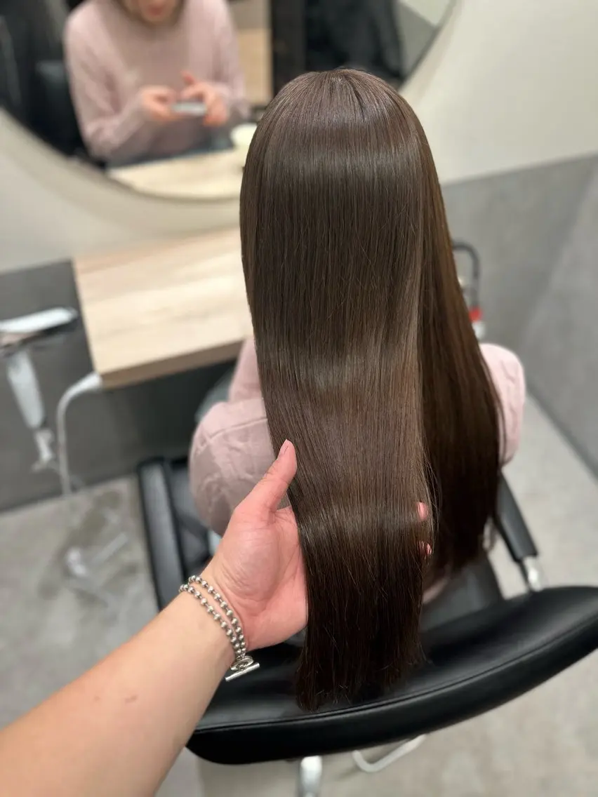 ロング カラー ヘアアレンジ ダブルカラー｜ なおき｜池袋美容師のヘアスタイル