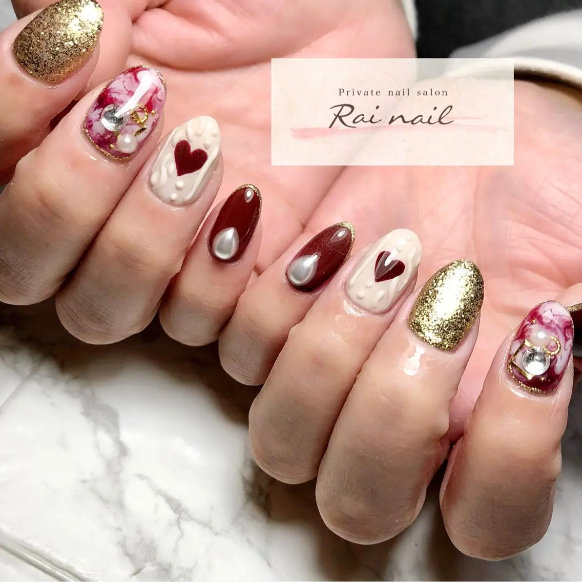 ネイル ハンドネイル Rai nail_ Risaのネイルデザイン