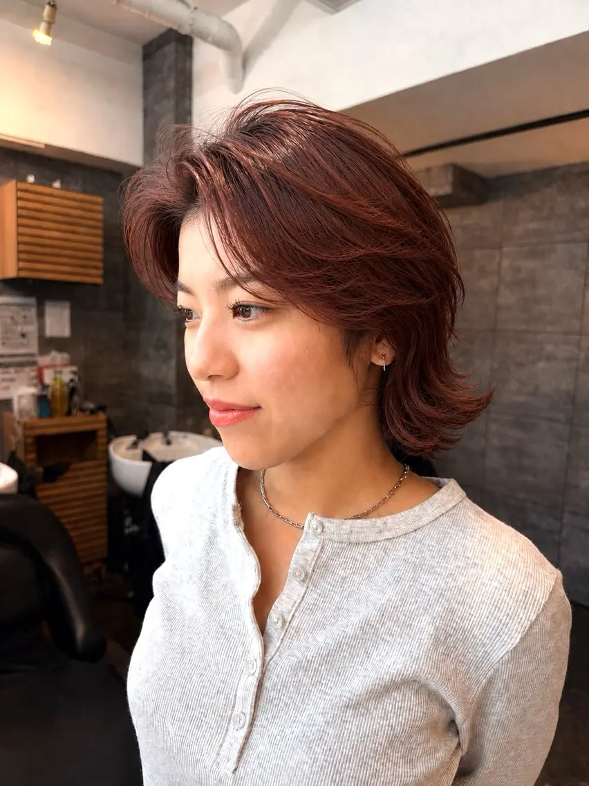 カラー ヘアカラー 古沢 月渚のヘアスタイル