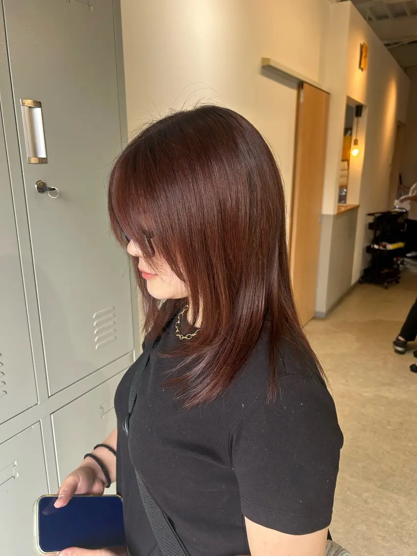 ミディアム レイヤーカット カット ヘアカラー トリートメント 🌟似合わせカット 🌟レイヤー/ボブのヘアスタイル