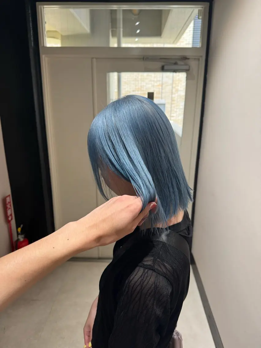カラー カット ヘアカラー ハイトーン×レイヤー /RINのヘアスタイル