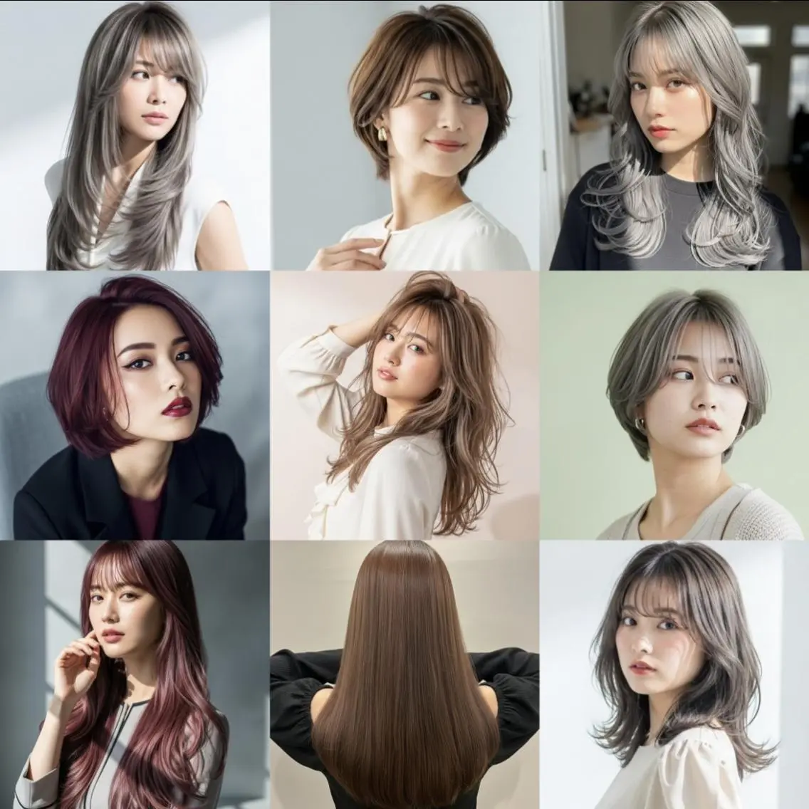 🎨レディースカット＆カラー＆オージュア4stepトリートメント💇‍♀️💎の写真
