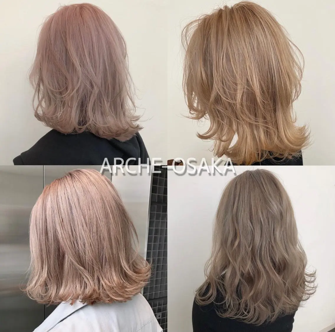 ミディアム カラー ベージュカラー 髪質改善サロン ARCHE野瀬冬馬のヘアスタイル