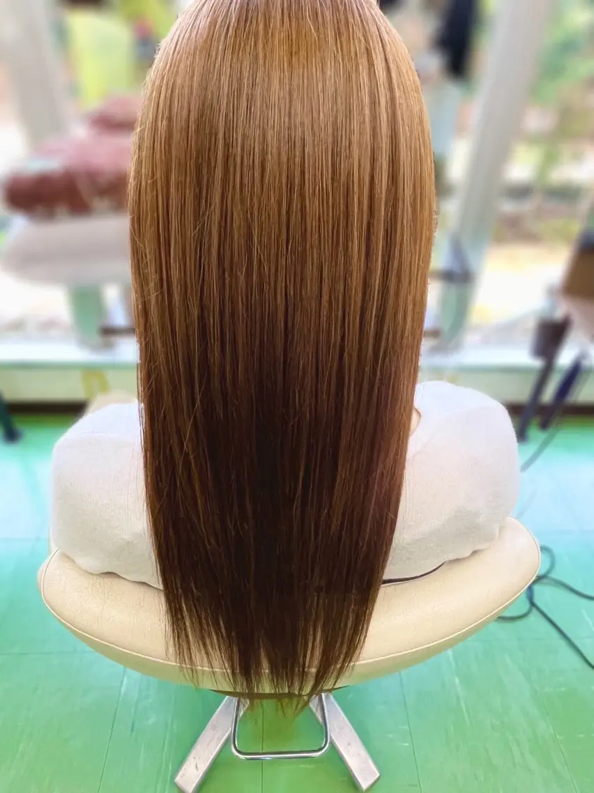 縮毛矯正の写真