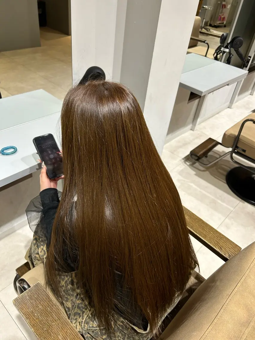 ロング 西岡 桂治のヘアスタイル