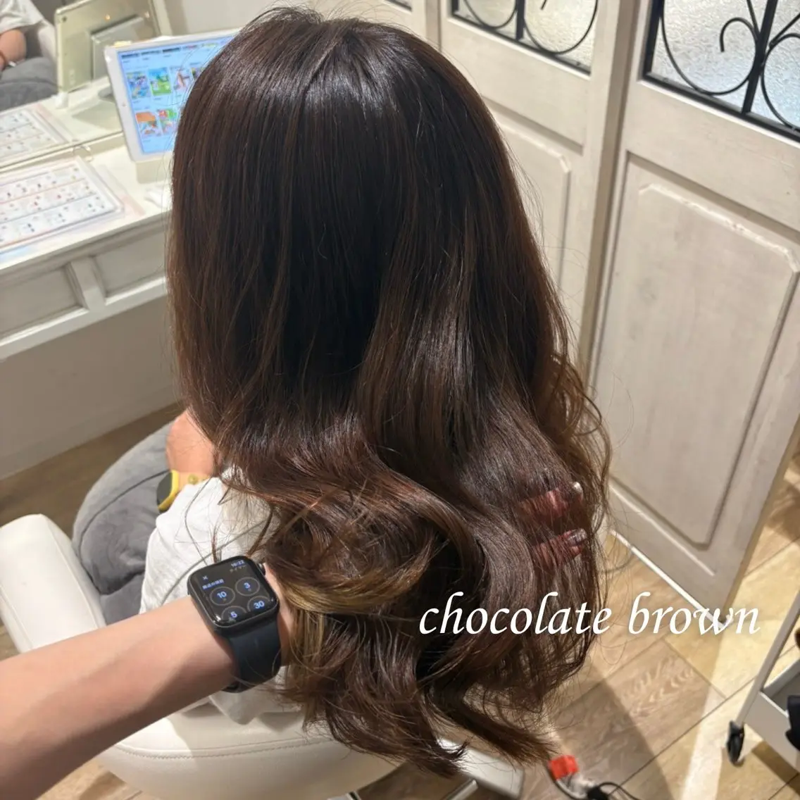セミロング カラー ✨似合わせstyle ✨mei🦋のヘアスタイル