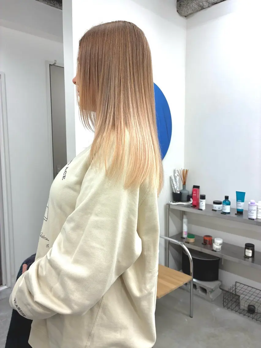 セミロング KEPKA ヤマグチ 天神 今泉のヘアスタイル