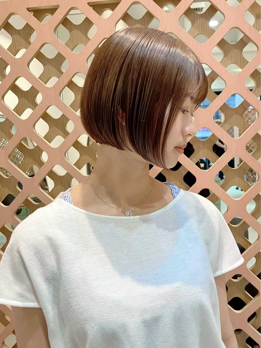 ショート カラー ショートボブ ボブ ショートヘア カット ヘアカラー 川間 将彦のヘアスタイル
