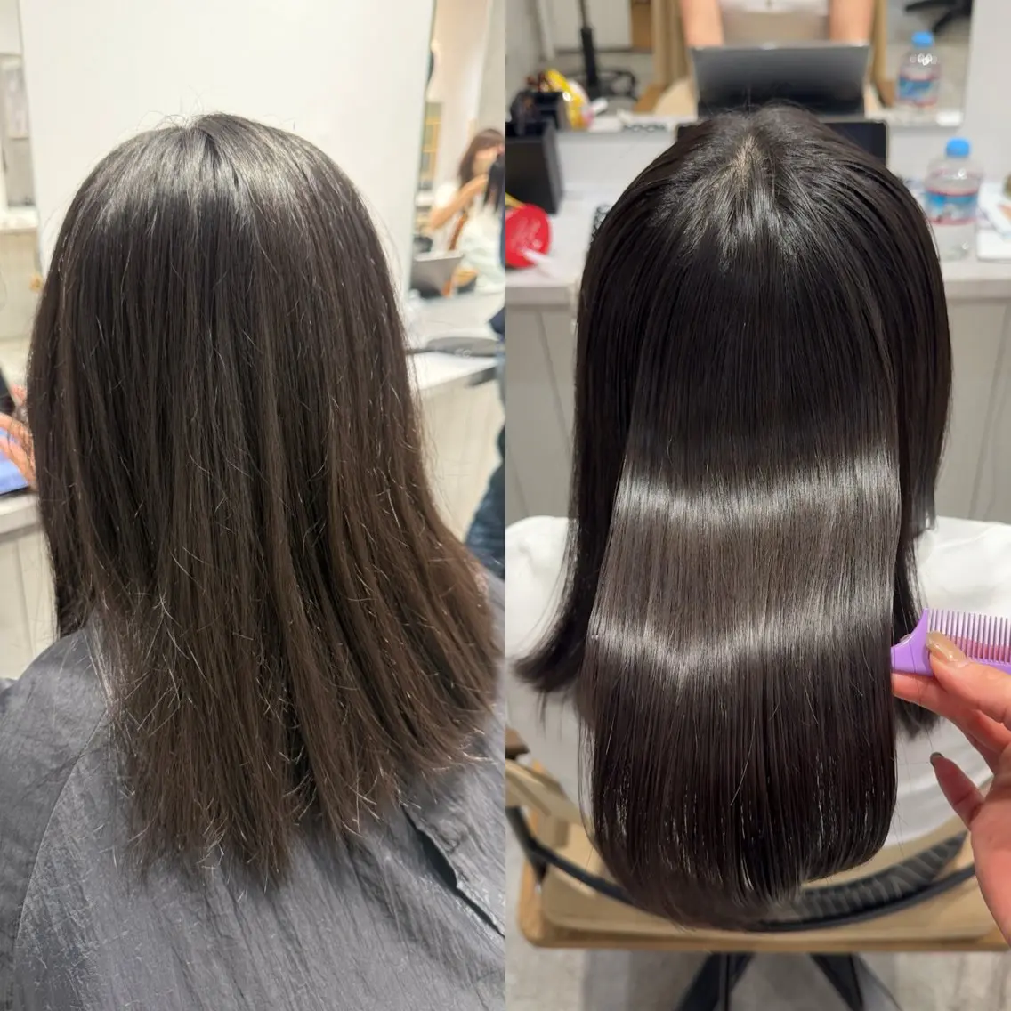 ミディアム 縮毛矯正 【Mimosa】 Irohaのヘアスタイル