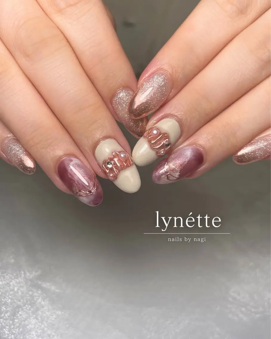 ネイル ニュアンスネイル lynétte 那覇ネイルサロンのネイルデザイン