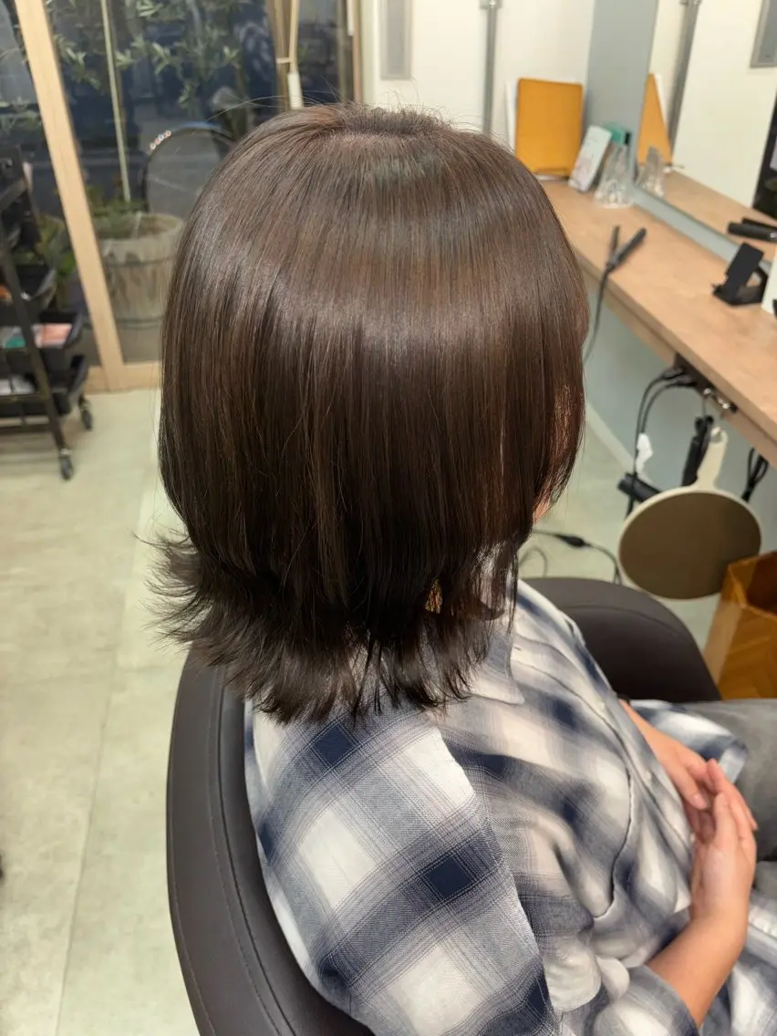 レディースカット+ワンカラーの写真
