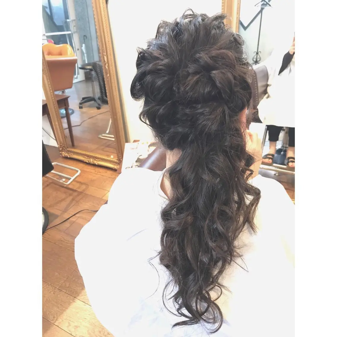 ロング ヘアアレンジ ハーフアップ マエダ　カズエ🫶 coronahairのヘアスタイル