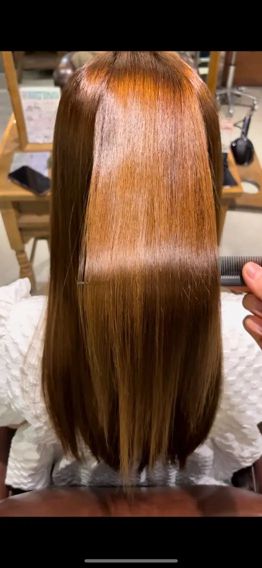 パーマ 縮毛矯正 赤坂 柚和のヘアスタイル