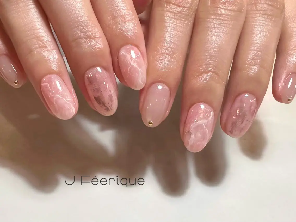 ネイル アートネイル ピンク Shiho 南森町/ネイルのネイルデザイン