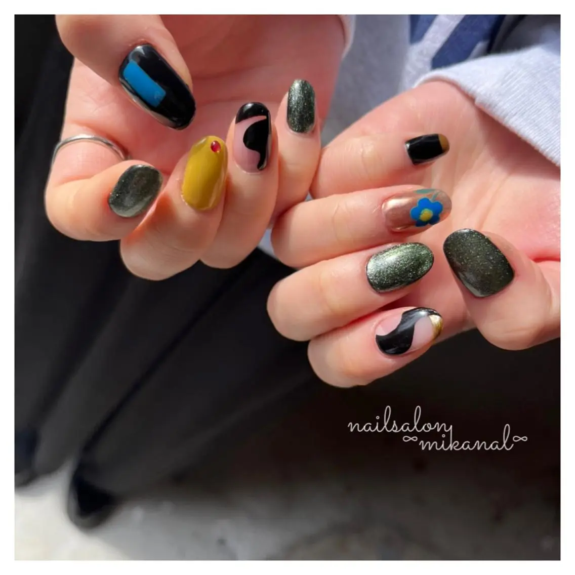ネイル ハンドネイル nailsalon ∞ ﾐｶﾅﾙ ∞のネイルデザイン