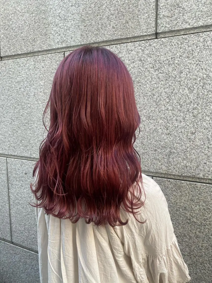 ✨高発色✨🍒暖色系カラー限定クーポン🍒＋卵殻トリートメントの写真