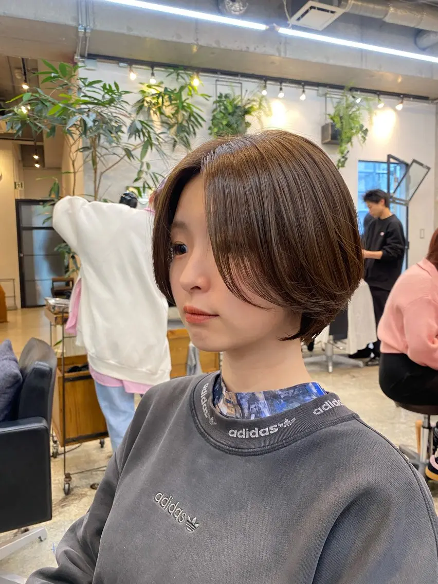 ショート ショートヘア やました もえかのヘアスタイル