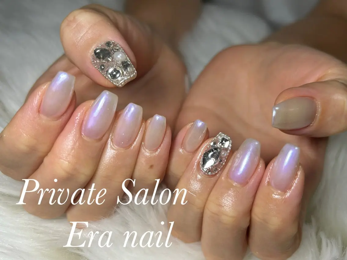 ネイル ミラーネイル ハンドネイル Era nailのネイルデザイン