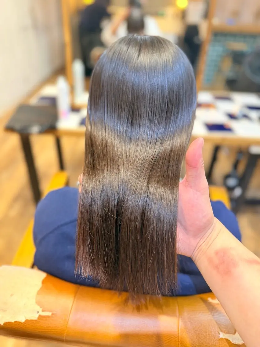 ロング ヘアアレンジ カット 縮毛矯正 トリートメント ヘアセット レイヤー/髪質改善/ /北 啓吾のヘアスタイル