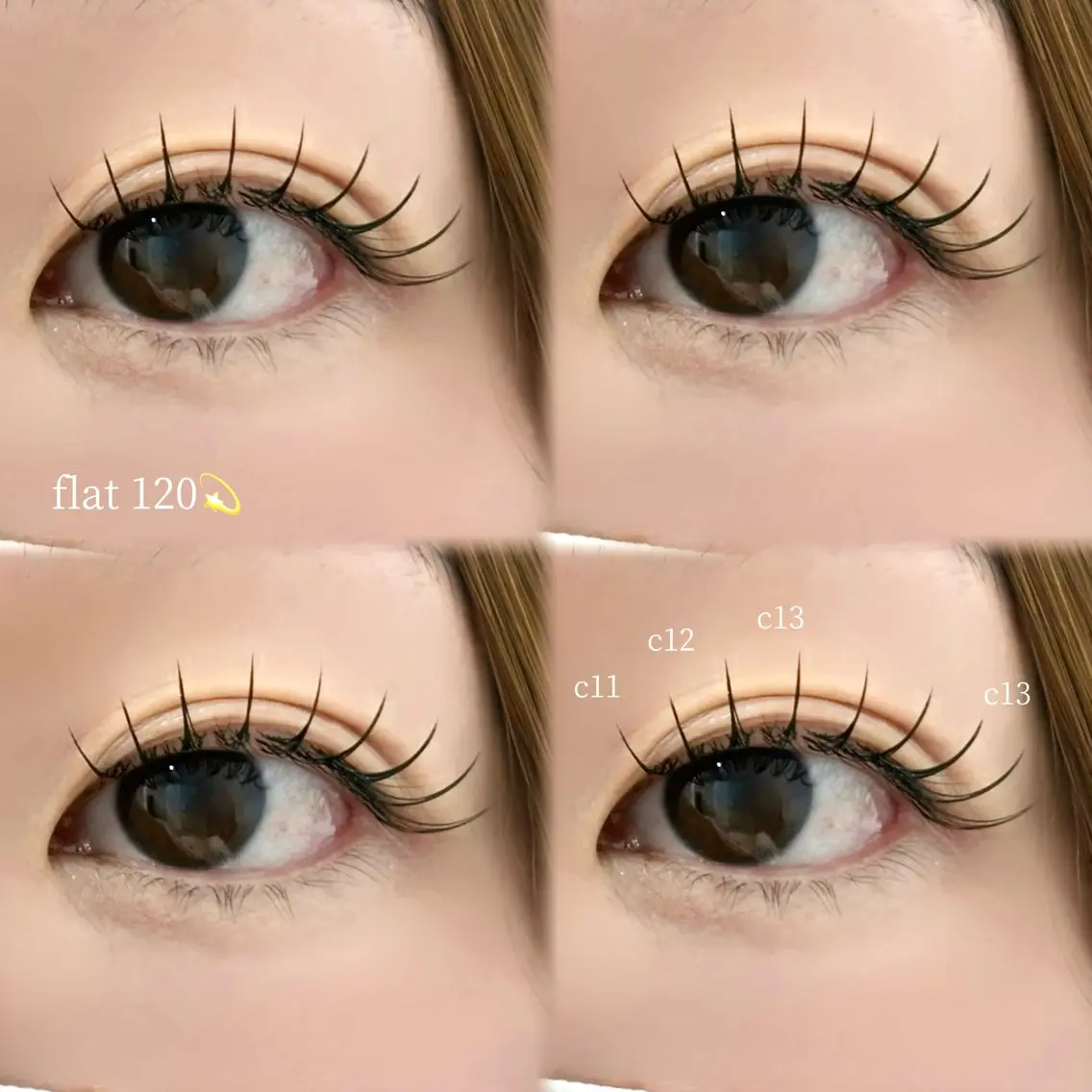 マツエク・マツパ eye mor.半田 🌼erika🌼のマツエク・マツパデザイン
