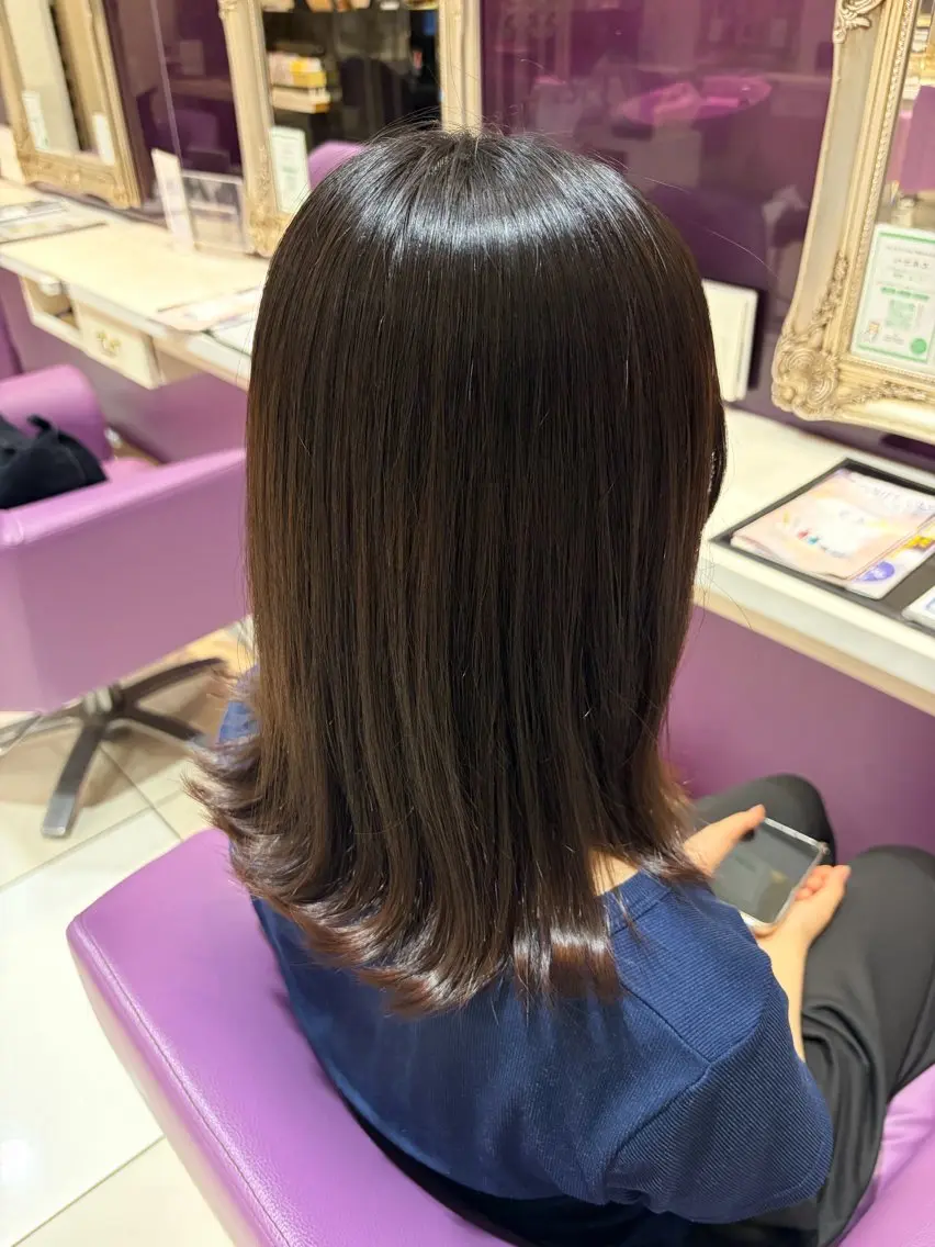 カラー 京都河原町/暖色カラ ー‎/パーマ/のあのヘアスタイル