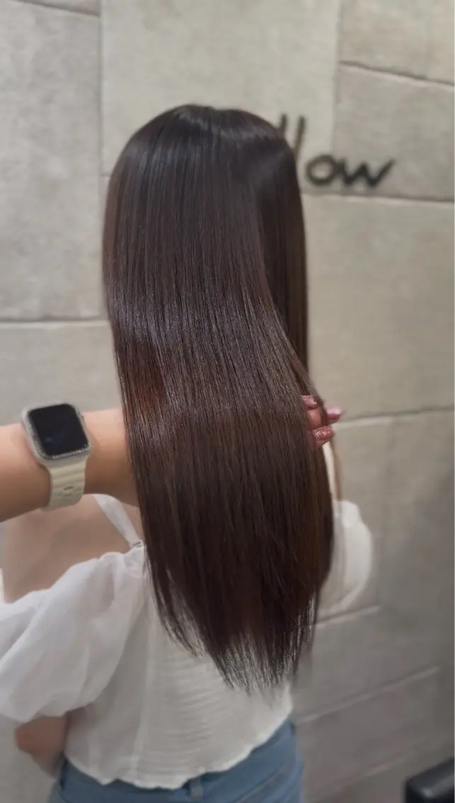 ロング カラー 透明感カラー カット ヘアカラー ハイライト/エクステ /ピンク/ami💖のヘアスタイル