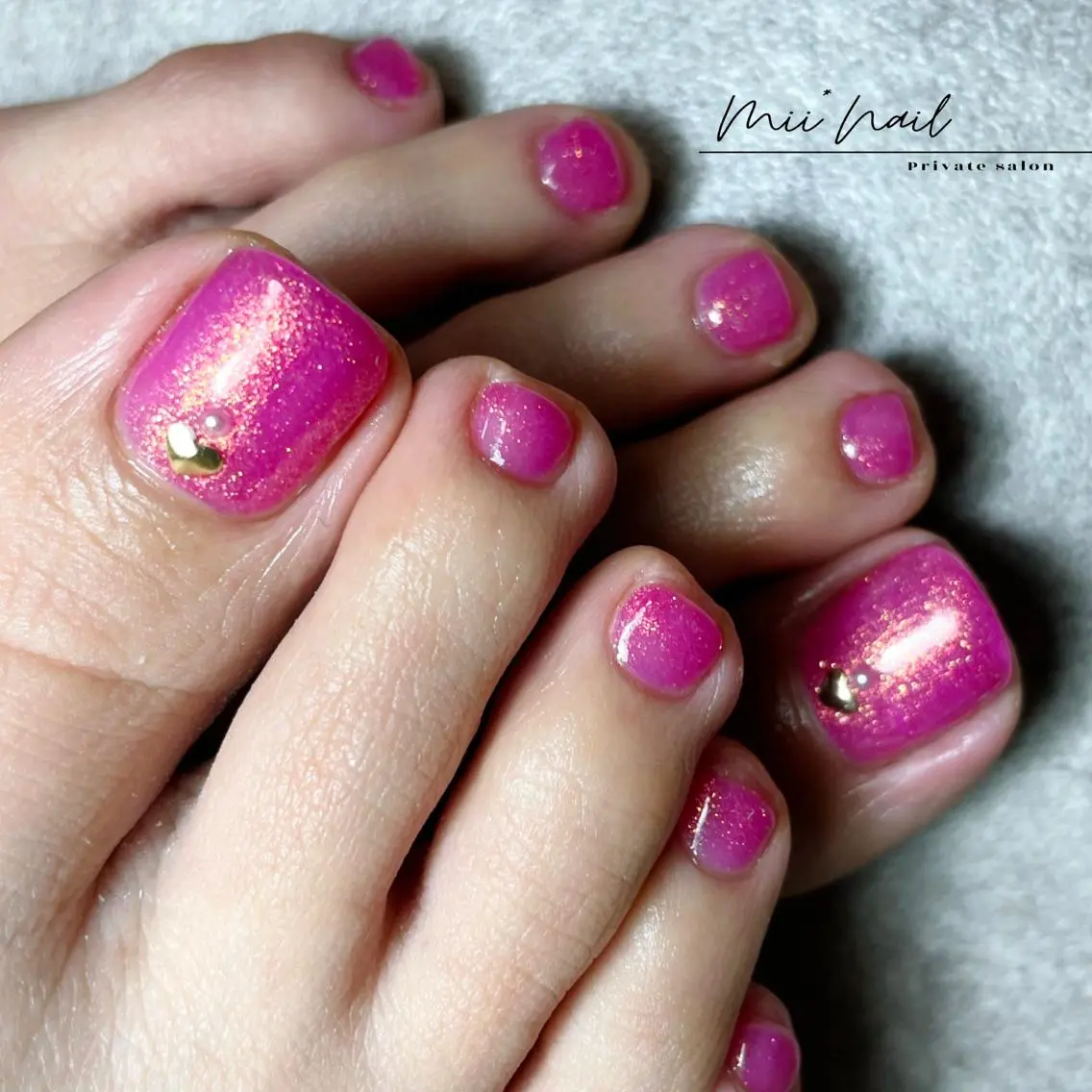 ネイル フットネイル MII*NAIL／ 美フォルムsalonのネイルデザイン