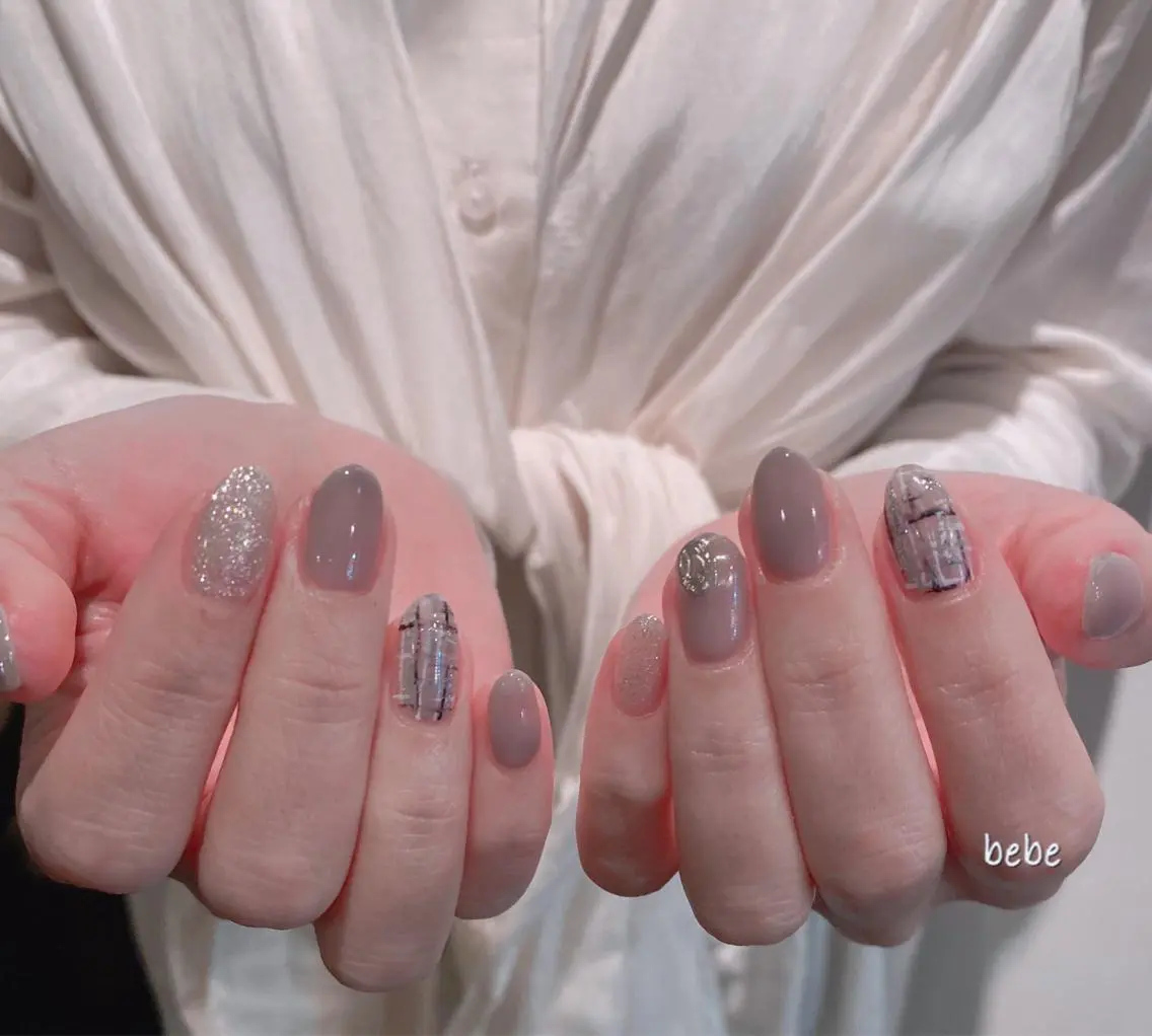 ネイル ツイードネイル ハンドネイル Ann nailのネイルデザイン