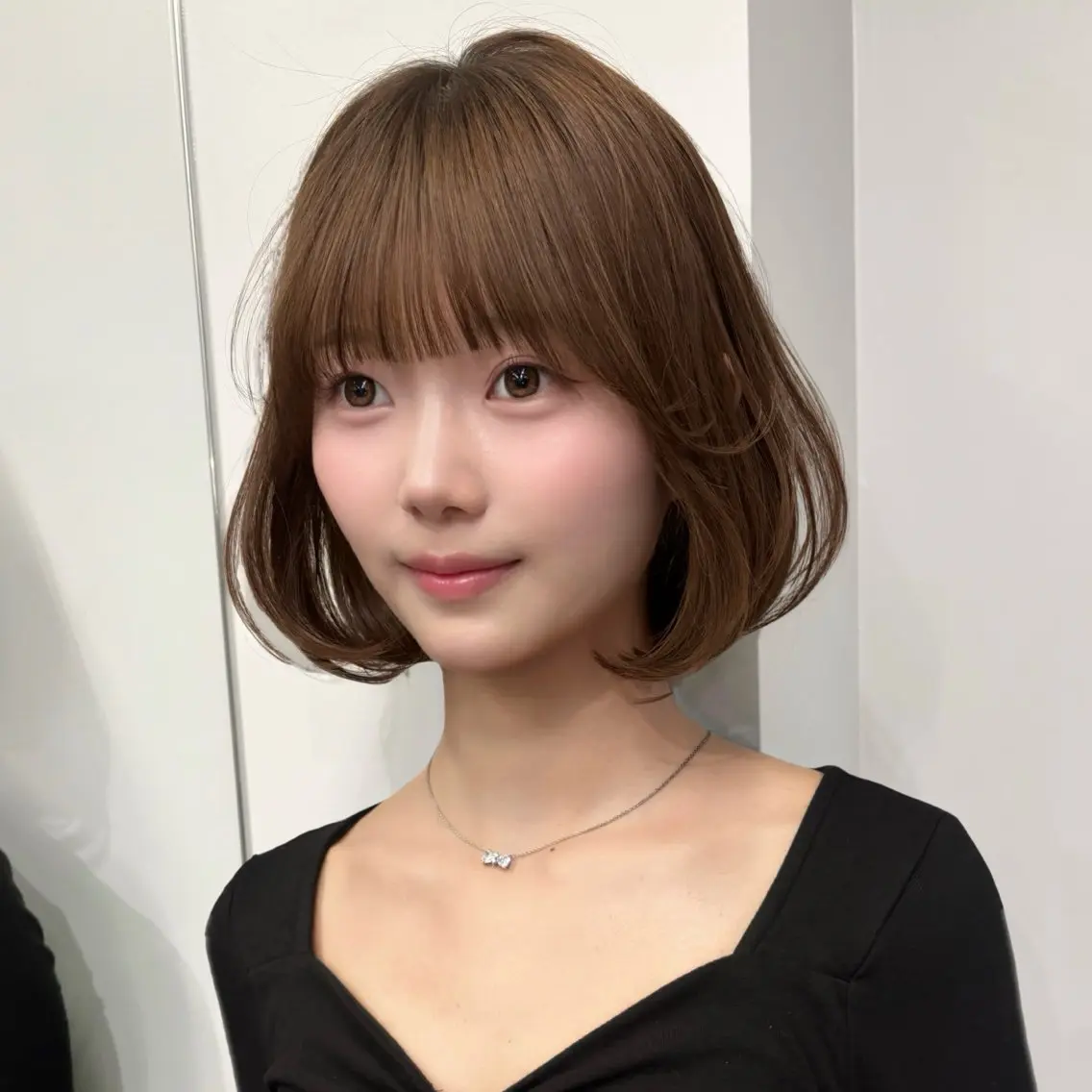 ショート ボブ 横岡 亜香里のヘアスタイル
