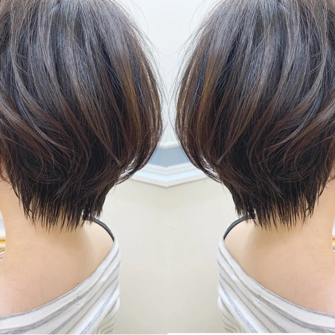 ショート ショートボブ ボブ ショートヘア カット H (エイチ) 烏丸御池店のヘアスタイル