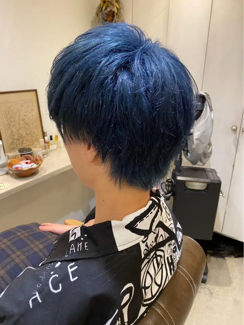 メンズのみ。カットカラーの写真