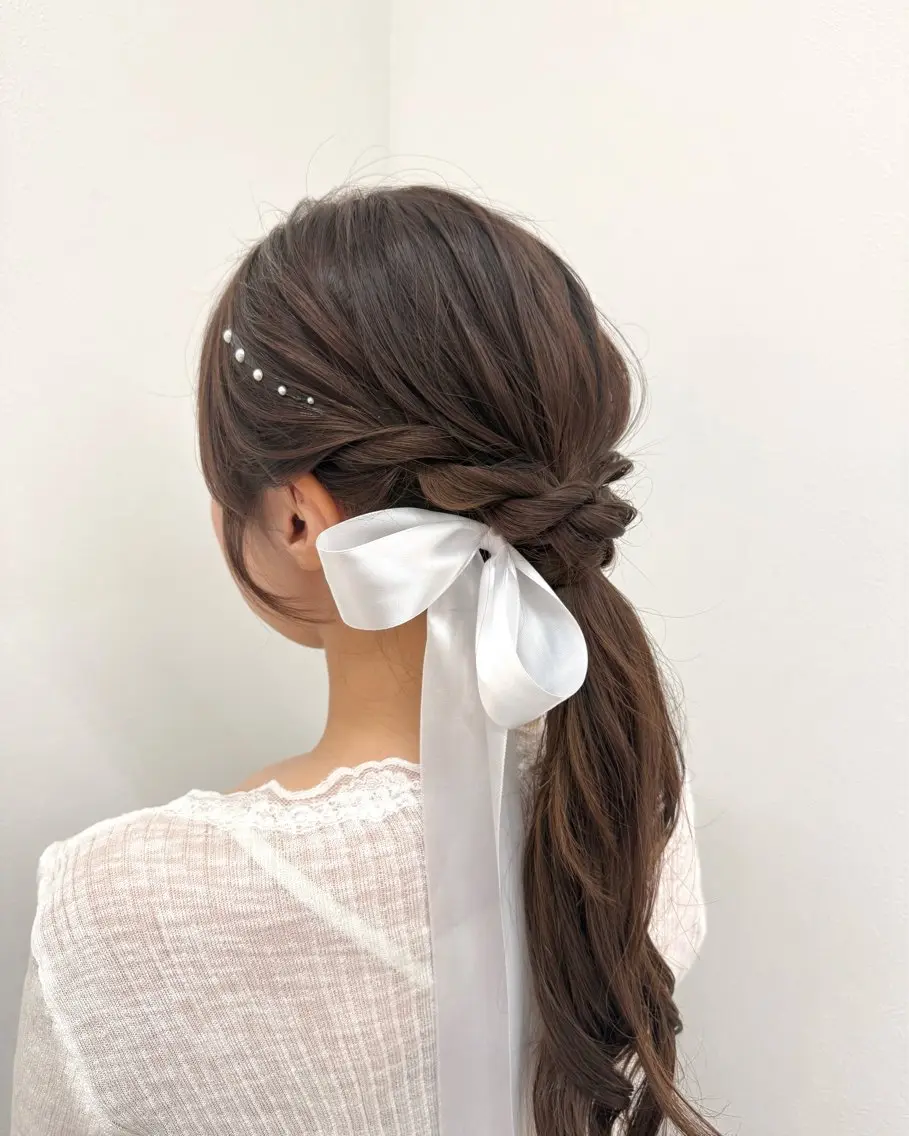 ロング ヘアアレンジ 結婚式・ブライダル ヘアセット 浦辻 夏紀のヘアスタイル