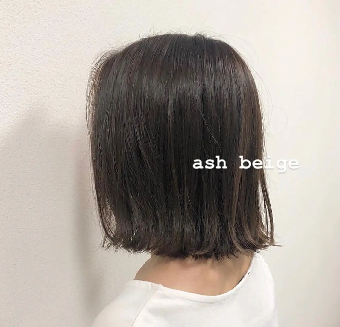 ミディアム カラー GPIP 近藤沙樹のヘアスタイル