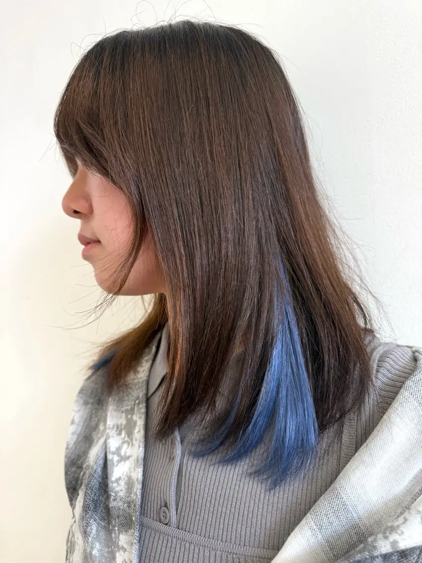 セミロング エクステ 清水 瞳のヘアスタイル