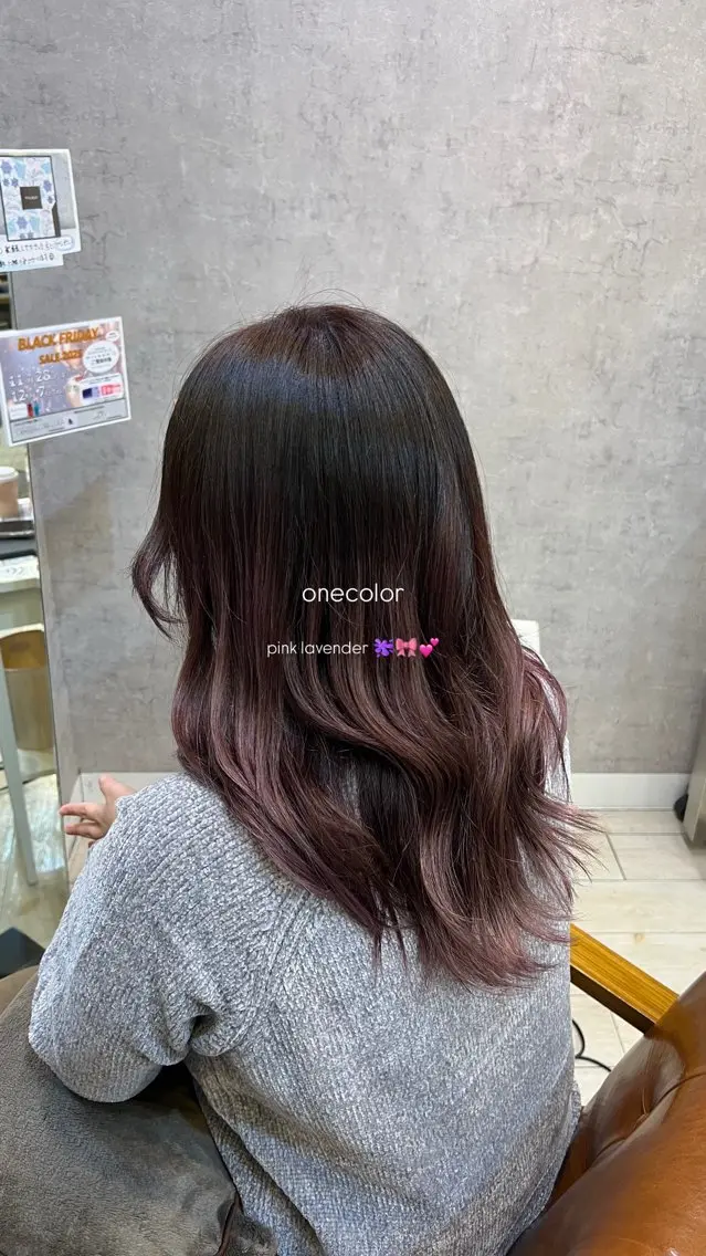 ロング レイヤーカット 近江流奈☆透明感カラ ー☆髪質改善☆のヘアスタイル
