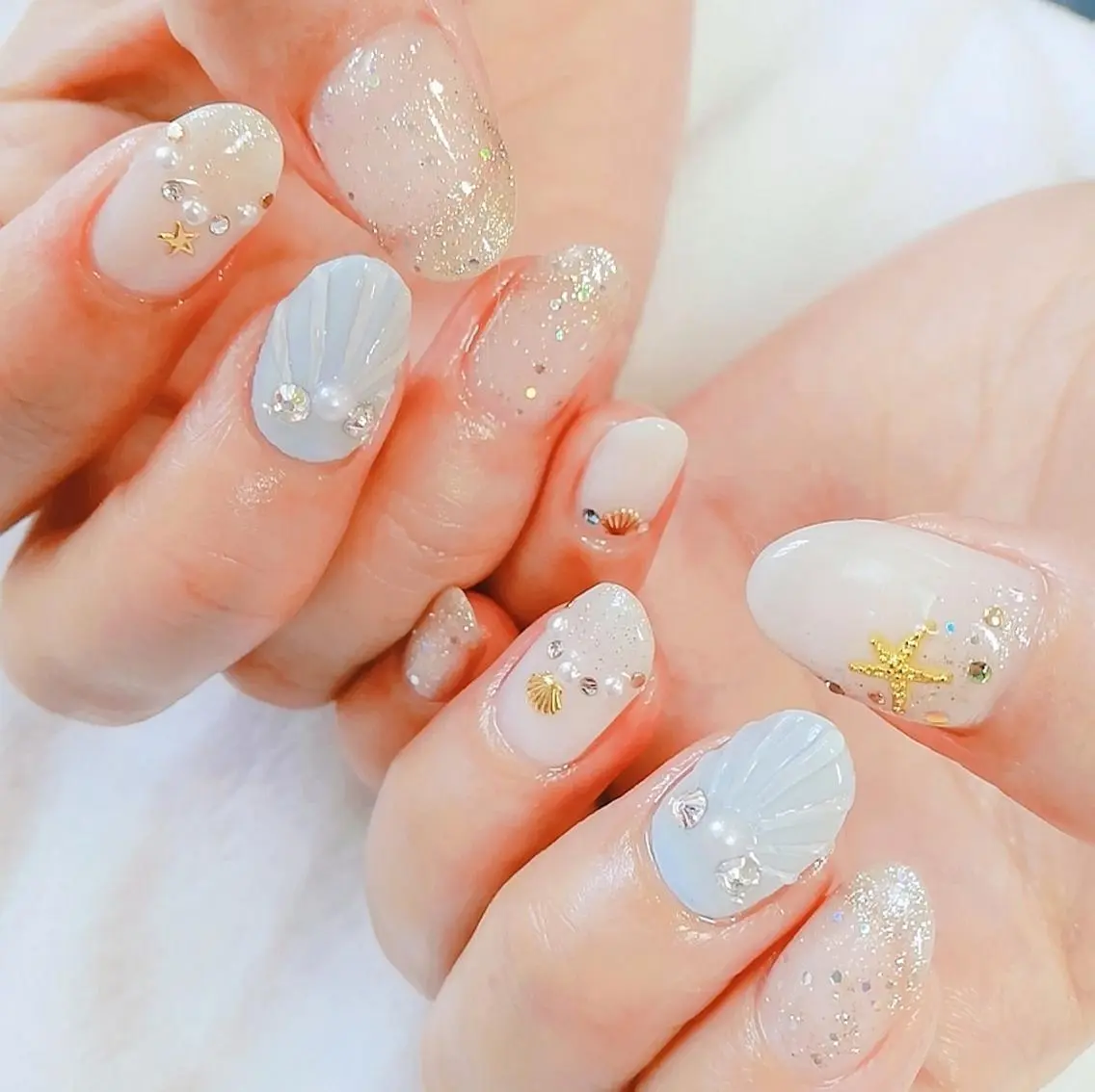 ネイル アートネイル ハンドネイル 柴崎 美幸のネイルデザイン