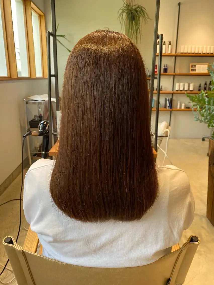ロング カラー ヘアカラー パライソ南公園店小嶋 さつきのヘアスタイル