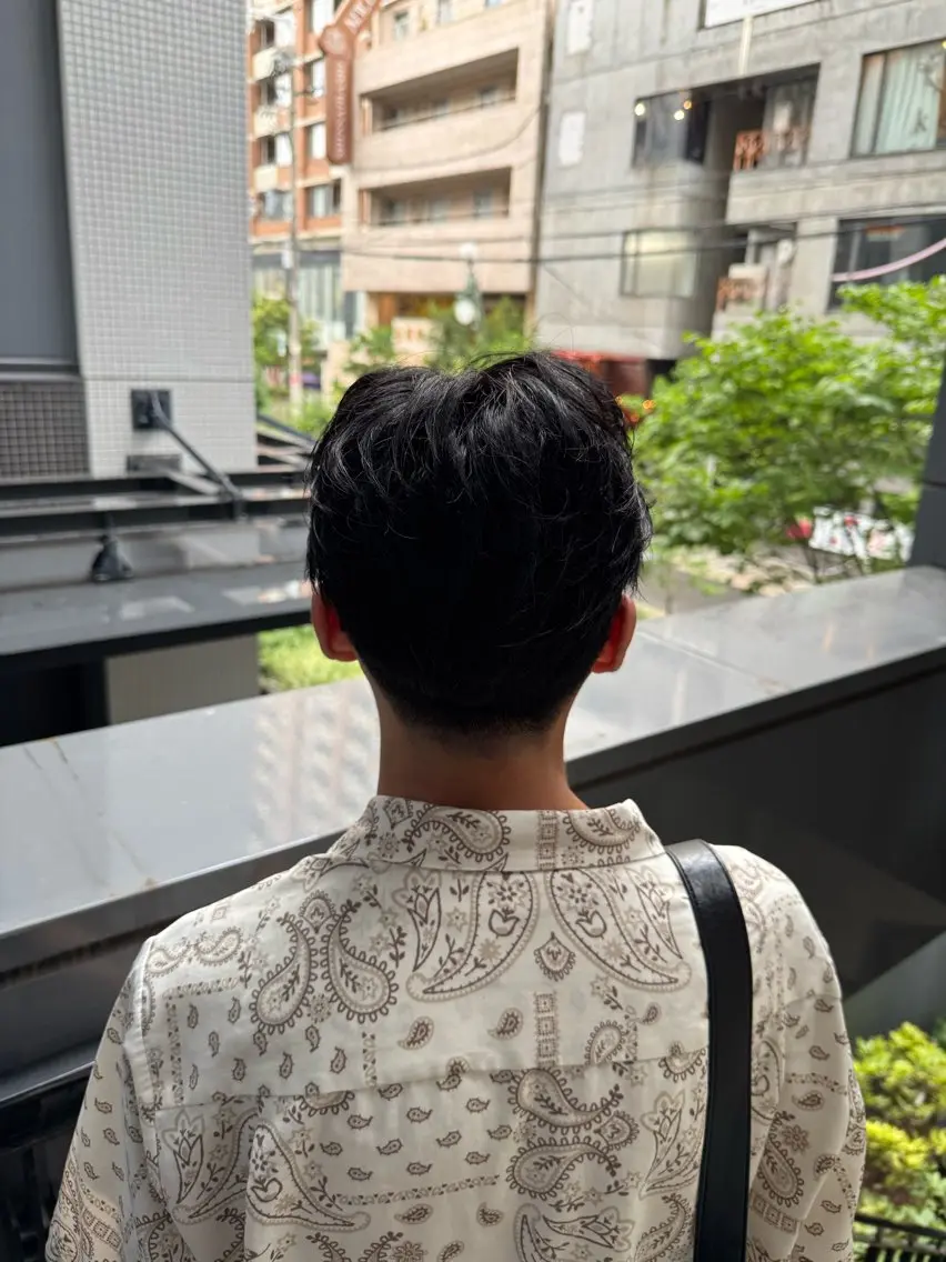 メンズ カット 河野 悠のヘアスタイル