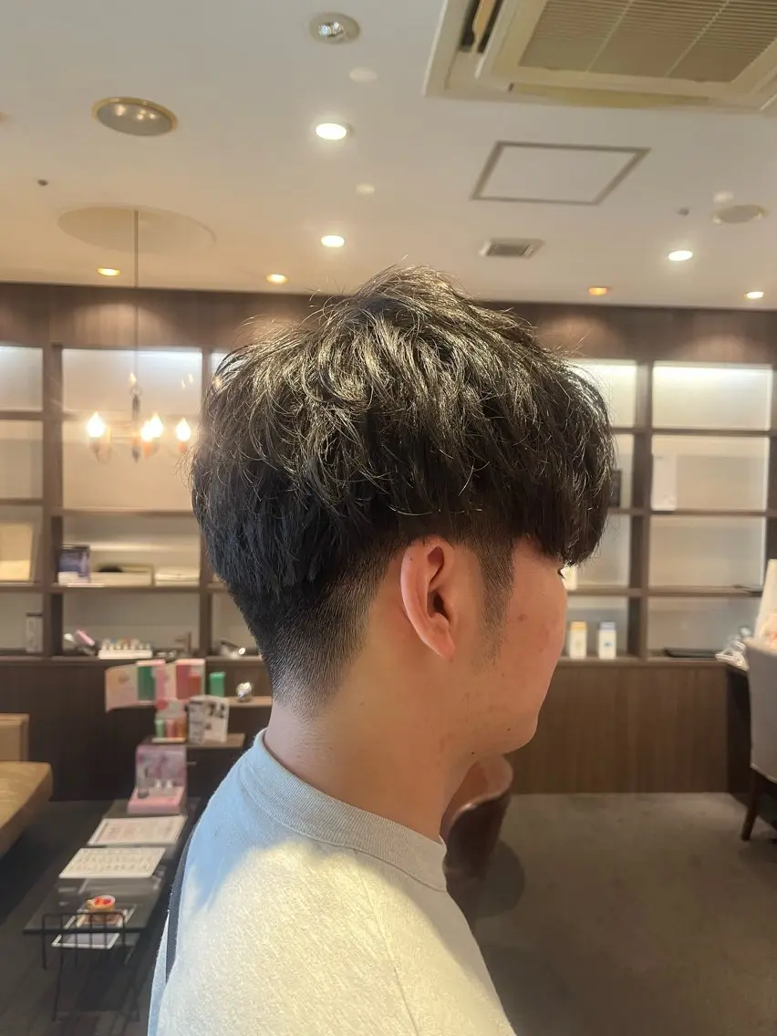 メンズ マッシュ CLIQUE　有木 七虹のヘアスタイル
