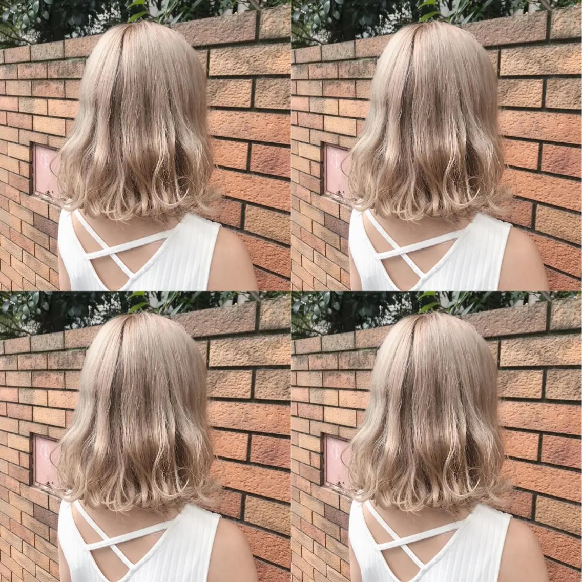 カラー ベージュカラー ハイトーンカラー ミルキーベージュ トリートメント /カラー/NAOKIのヘアスタイル